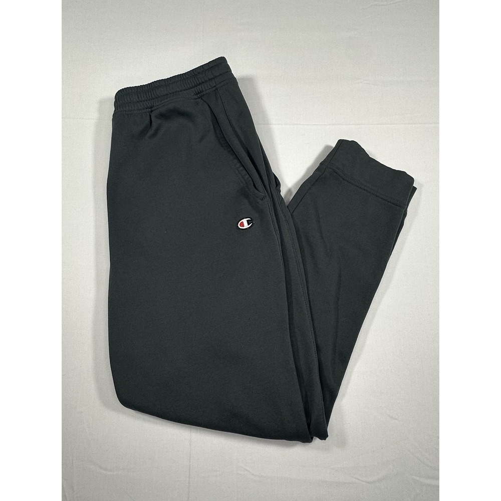 Champion Joggers Jogging Pants Sweatpants Men's Medium Elastic Waist Gray Soft